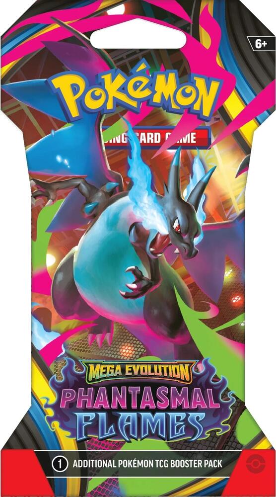 Pokémon TCG: Phantasmal Flames Sleeved Booster Pack (ME02) PFL