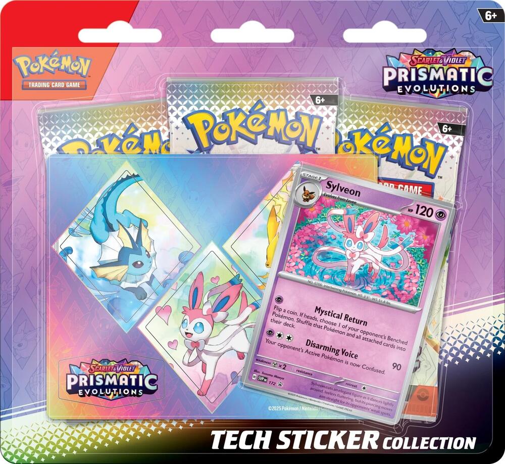 Pokémon TCG: Scarlet & Violet—Prismatic Evolutions Tech sticker collection - Sylveon