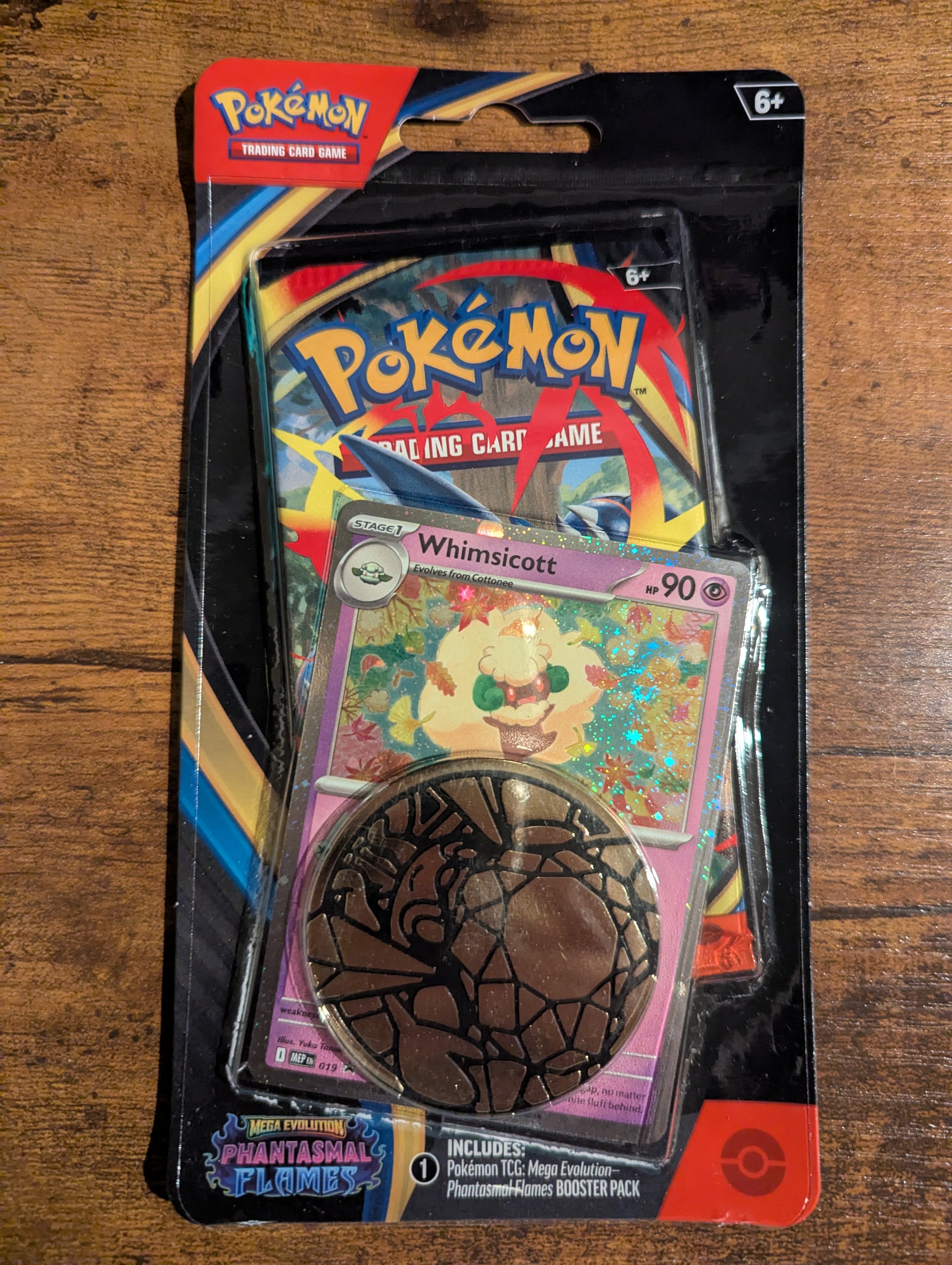 Pokémon TCG: Phantasmal Flames Single Pack Blister [Whimsicott Promo]