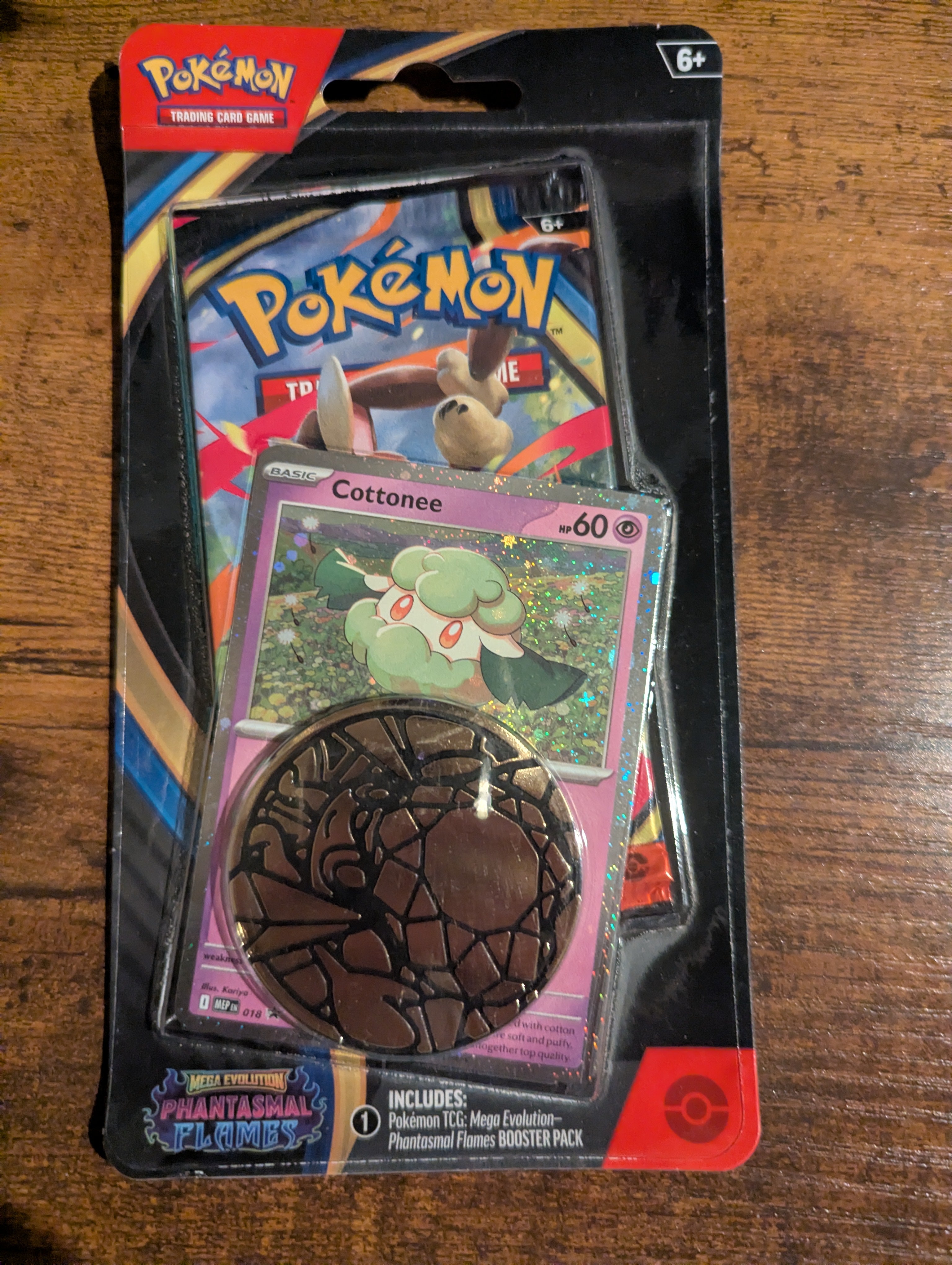 Pokémon TCG: Phantasmal Flames Single Pack Blister [Cottonee Promo]